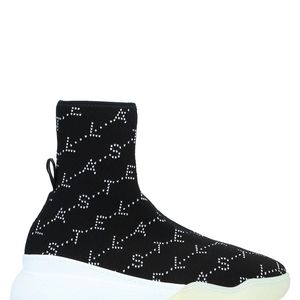 STELLA MCCARTNEY Logo Sock Sneakers Size 8
